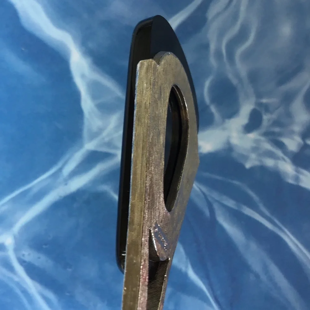 Vintage 1970’s Avon Silver Necklace with Ebony Teardrop Pendant - Picture 14 of 16